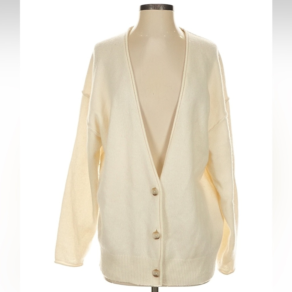 Babaton Off-White cardigan pure cashmere